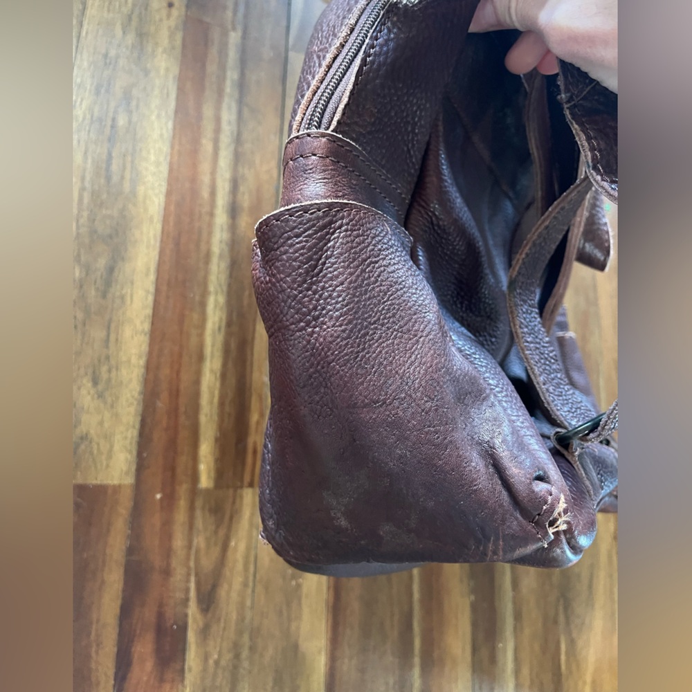 American Darling western saddle blanket leather backpack - Picture 9 of 14